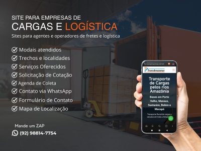 Sites para Empresas de Cargas e Logística